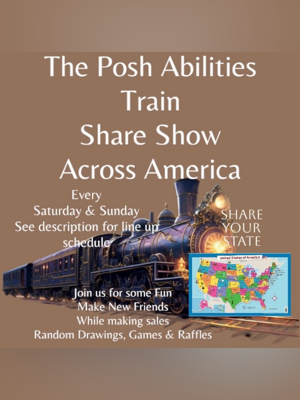 The POSH Abilities Share Show Live Flyer - Picture 2 of 13
